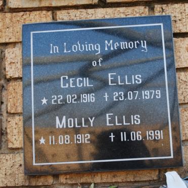 ELLIS Cecil 1916-1979 &amp; Molly 1912-1991