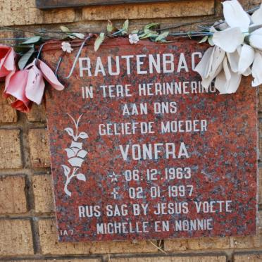 RAUTENBACH Vonfra 1963-1997