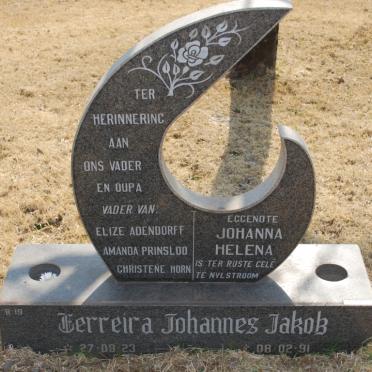 ? Ferreira Johannes Jakob 1923-1991