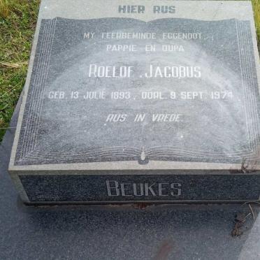 BEUKES Roelof Jacobus 1893-1974