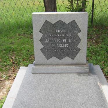 ERASMUS Jacobus Petrus 1905-1980