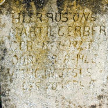 GERBER Martie 1943-1943