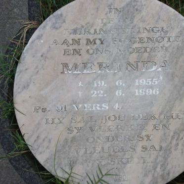 KRUGER Merinda 1955-1996