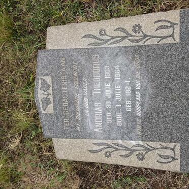 NIEKERK Andrias Theodorus, van 1903-1964