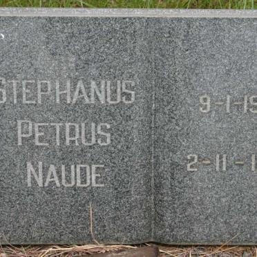 NAUDE Stephanus Petrus 1906-1955