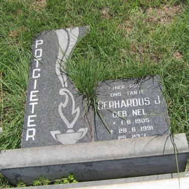 POTGIETER Gerhardus J. nee NEL 1905-1991