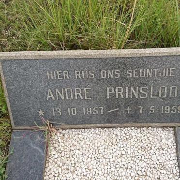 PRINSLOO Andre 1957-1959