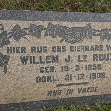 ROUX Willem J., le 1858-1938