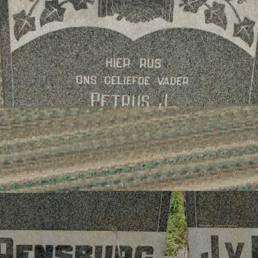RENSBURG Petrus J., J.v. ?