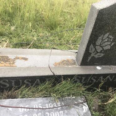 RENSBURG Johannes, Jansen van 1927-2008 &amp; Susara Susanna 1933-2007