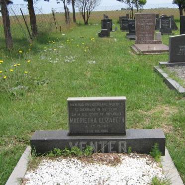 VENTER Magrietha Elizabeth 1917-1986
