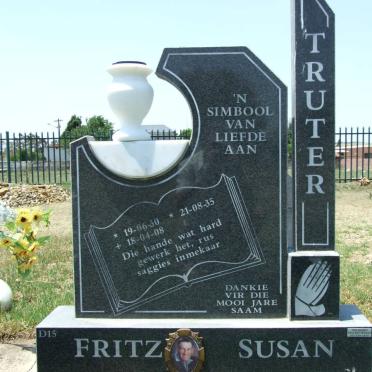 TRUTER Fritz 1930-2008 &amp; Susan 1935-