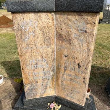 ANFIELD Peter George 1941-2007 &amp; Aletha Elizabetha 1947-2017