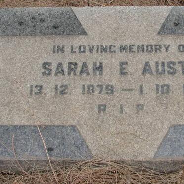 AUSTEN Sarah E. 1879-1962