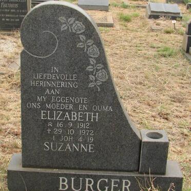 BURGER Elizabeth 1912-1972
