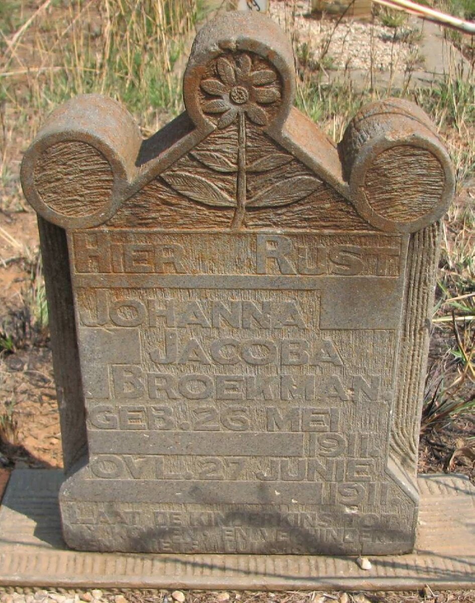 BROEKMAN Johanna Jacoba 1911-1911