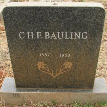 BAULING C.H.E. 1887-1968