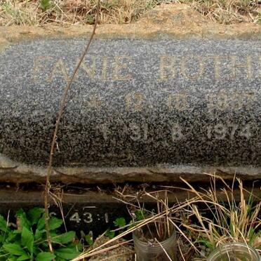 BOTHMA Fanie 1957-1974