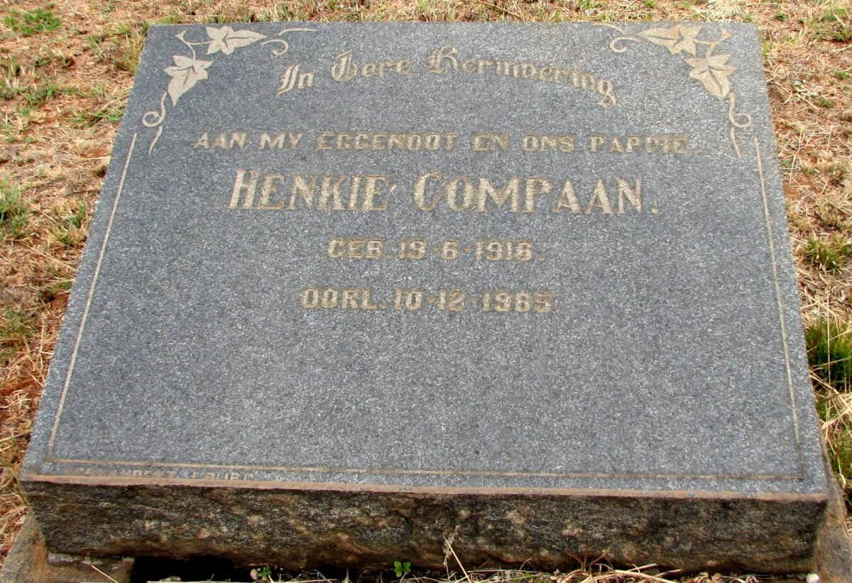 COMPAAN Henkie 1916-1965