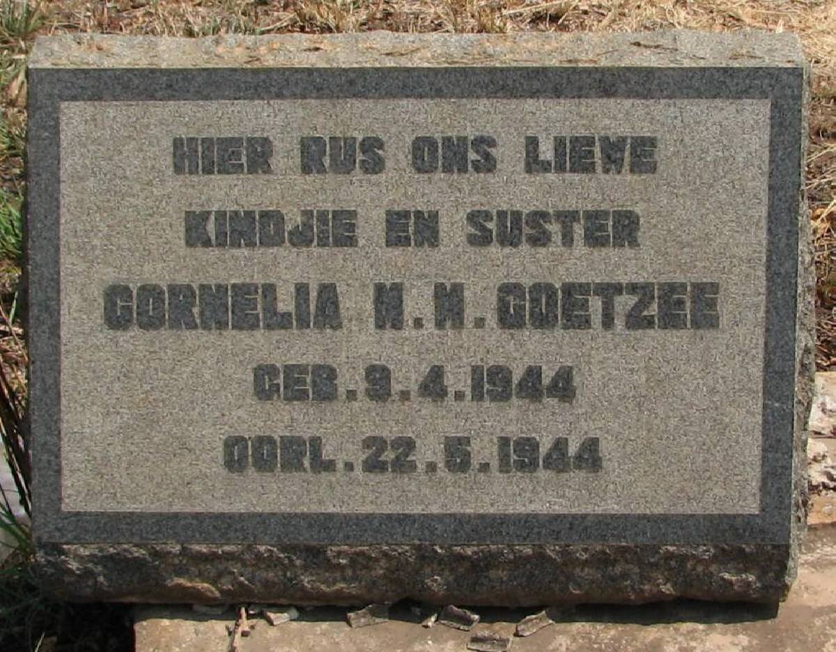 COETZEE Cornelia M.M. 1944-1944