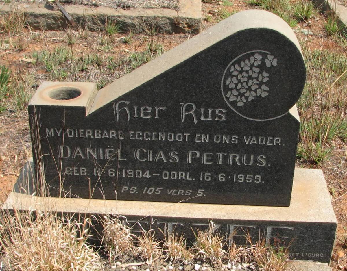 COETZEE Daniel Cias Petrus 1904-1959