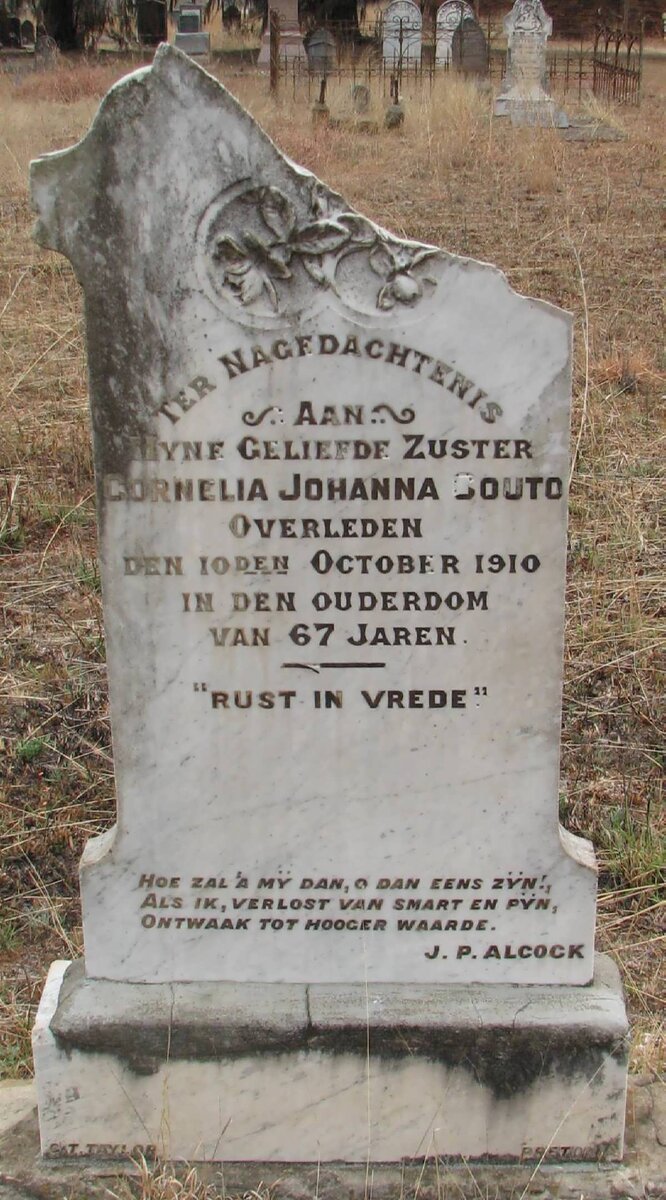 COUTO Cornelia Johanna -1910