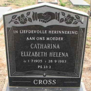 CROSS Catherina Elizabeth Helena 1905-1983