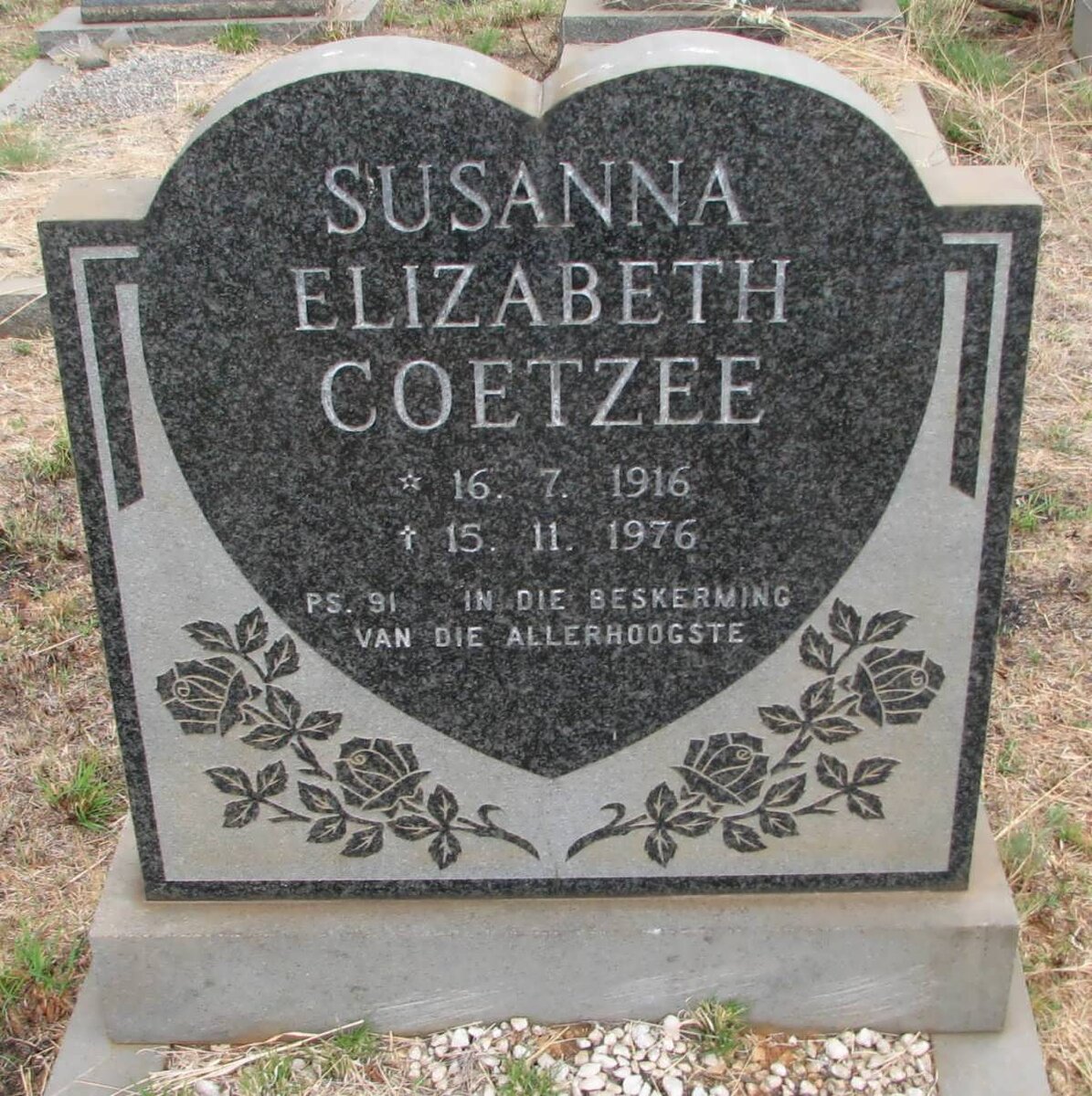 COETZEE Susanna Elizabeth 1916-1976