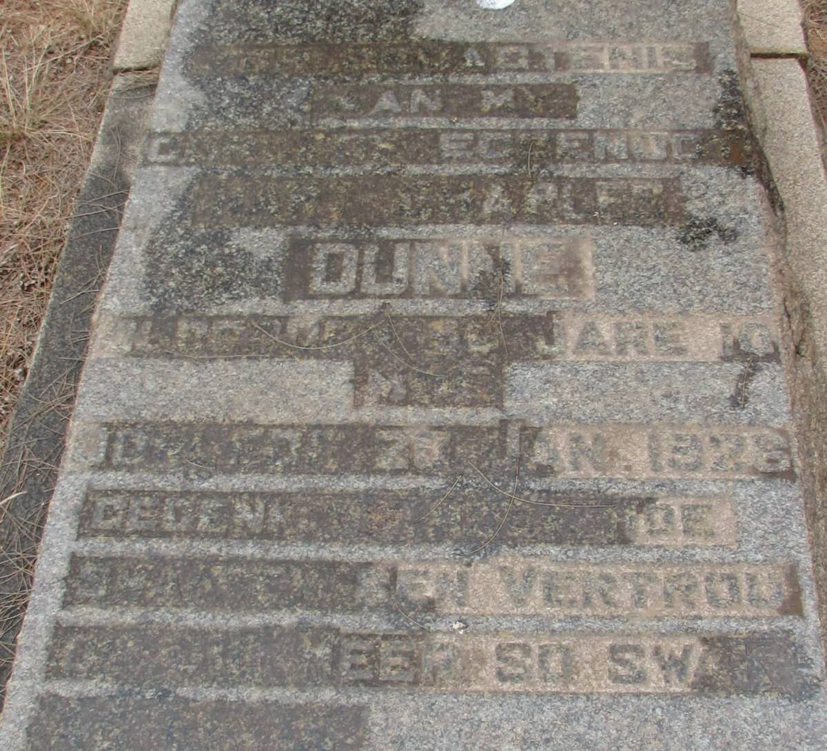 DUNNE Hart Charles -1926