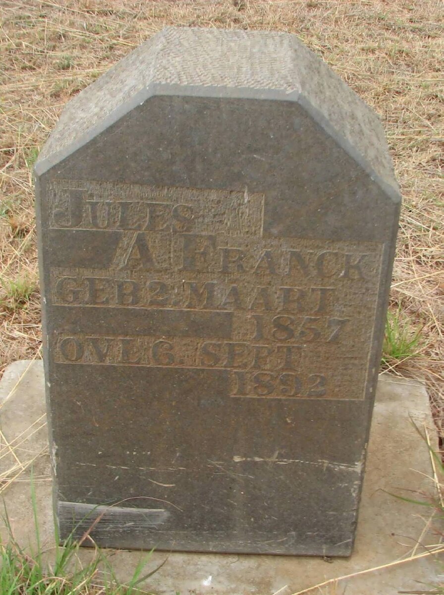 FRANCK Jules A. 1857-1892