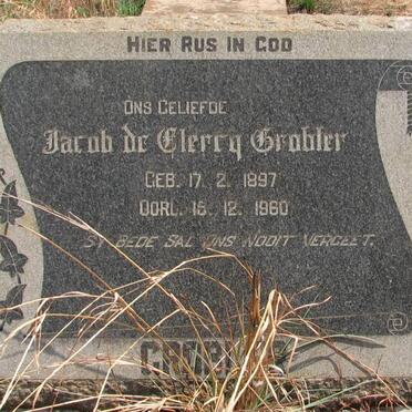 GROBLER Jacob de Clercq 1897-1960