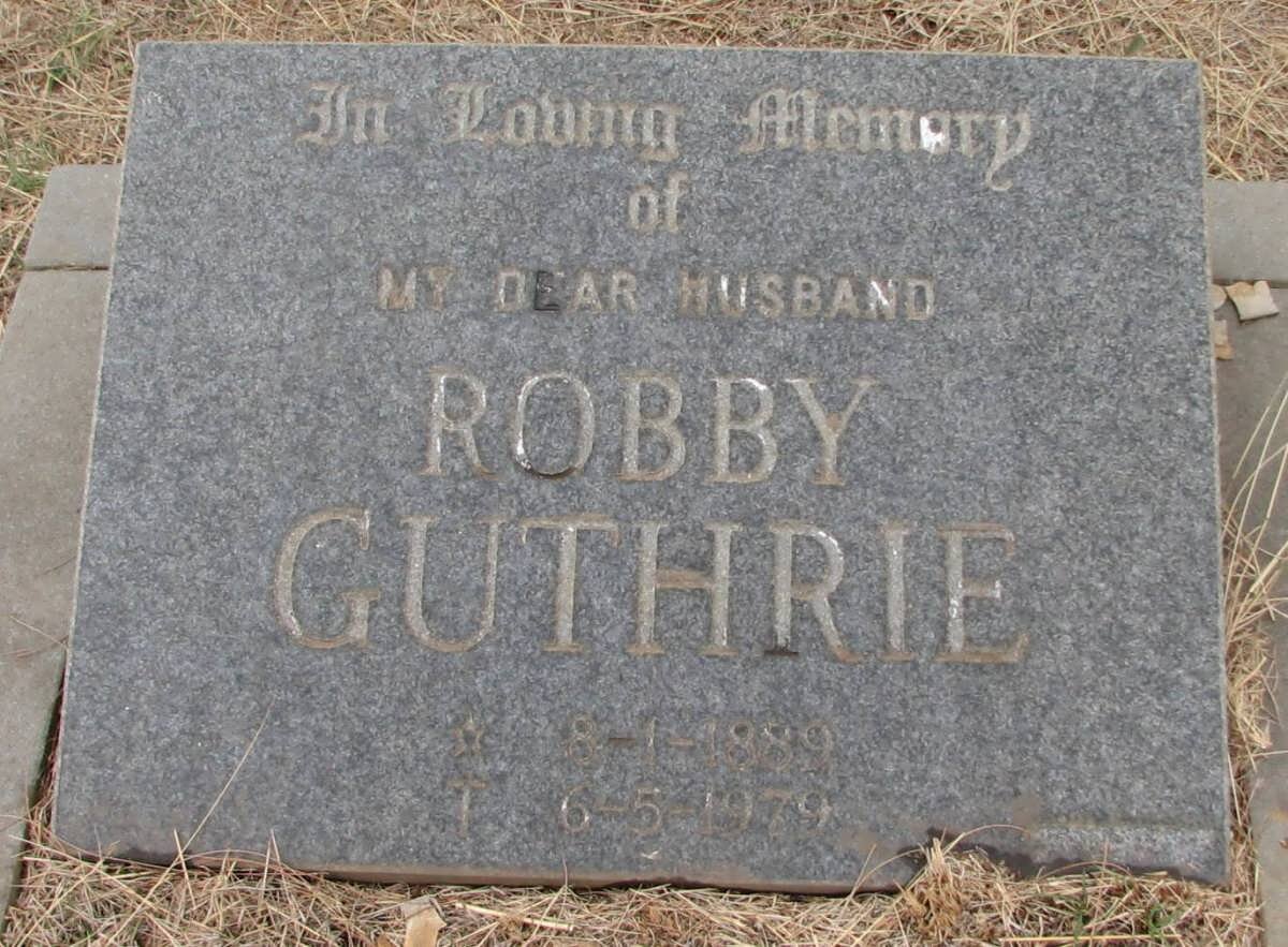 GUTHRIE Robby 1889-1979