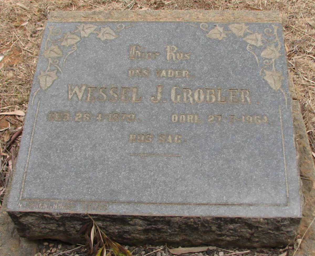 GROBLER Wessel J. 1879-1964