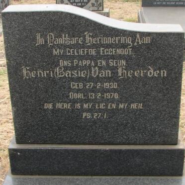 HEERDEN Henri, van 1930-1970