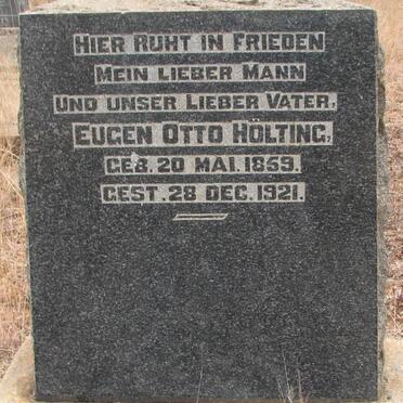 HOLTING Eugen Otto 1859-1921