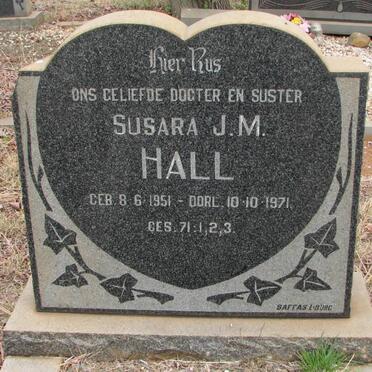 HALL Susara J.M. 1951-1971