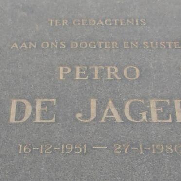 JAGER Petro, de 1951-1980