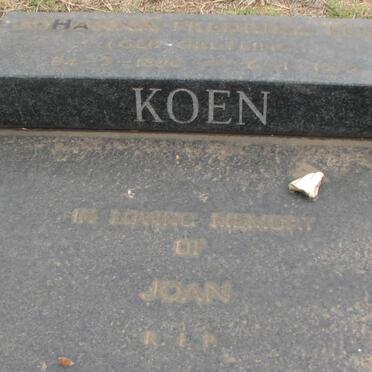 KOEN Johanna Frederika OLIVIER 1898-1970