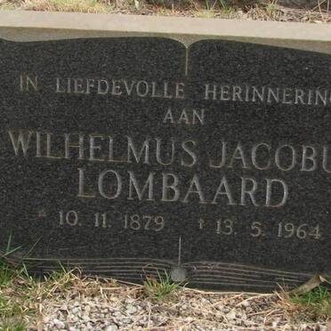 LOMBAARD Wilhelmus Jacobus 1879-1964