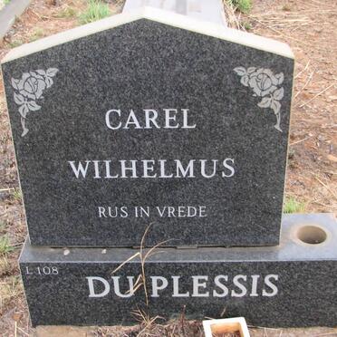 PLESSIS Carel Wilhelmus, du