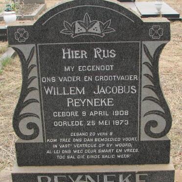 REYNEKE Willem Jacobus 1908-1973