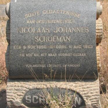 SCHOEMAN Nicolaas Johannes 1896-1953