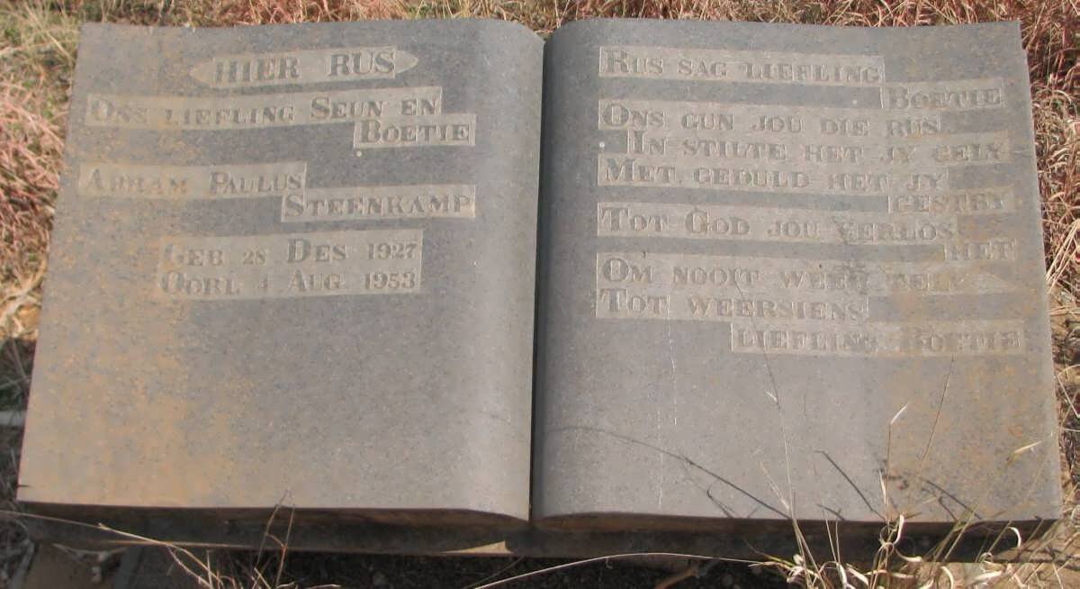 STEENKAMP Abram Paulus 1927-1953