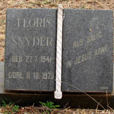 SNYDER Floris 1941-1973