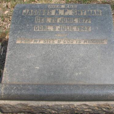 SNYMAN Jacobus N.P. 1877-1942