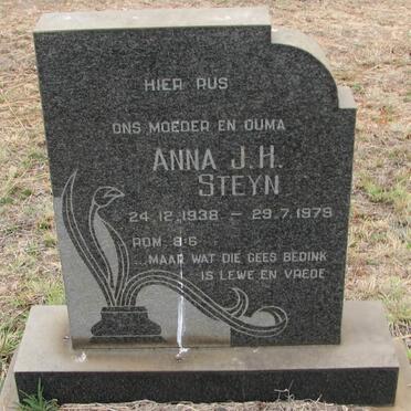 STEYN Anna J.H. 1938-1979