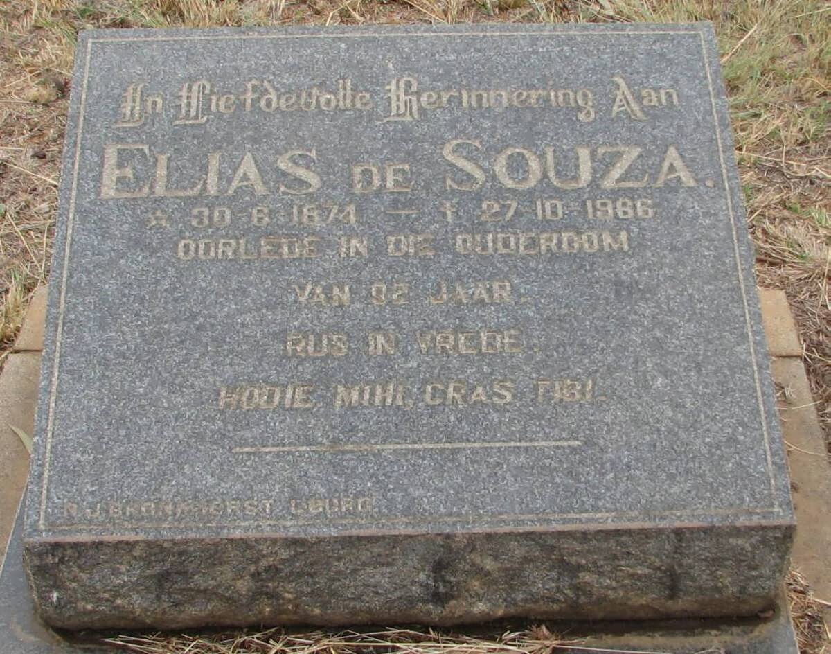 SOUZA Elias, de 1874-1966