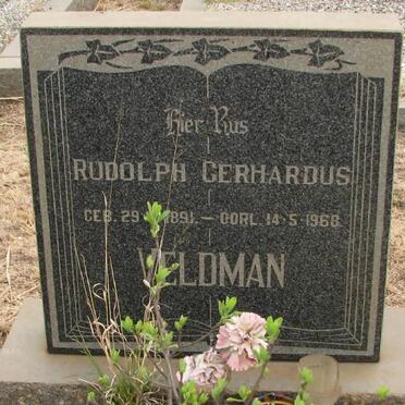 VELDMAN Rudolph Gerhardus 1891-1968