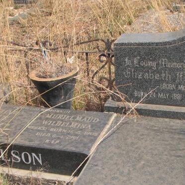 WEEKS Elizabeth Maria nee McDONALD 1881-1971 :: WILSON Muriel Maud Wilhelmina nee WEEKS 1905-19?? & ? WILSON