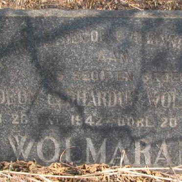 WOLMARANS Gideon Gerhardus 1942-1958